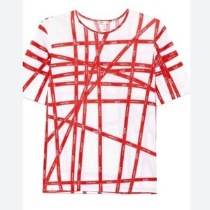 HERMES  Red Ribbon T-Shirt
